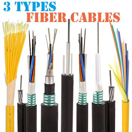 3 tipos mais importantes de cabos de fibra
