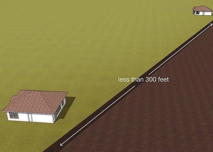 Passe o cabo a n&atilde;o mais de 300 p&eacute;s (91 m) de profundidade