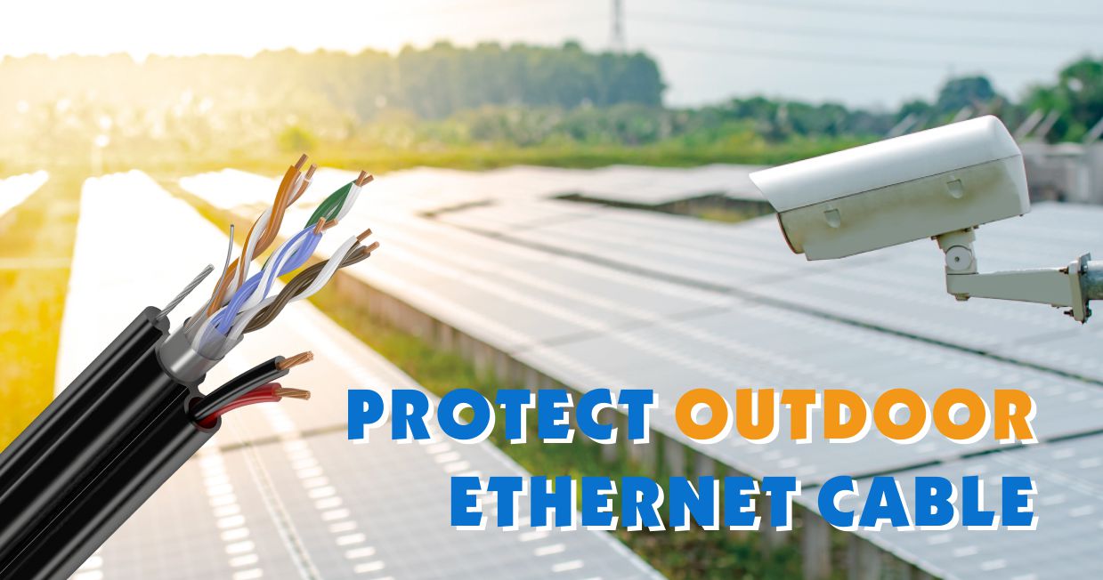 Como proteger um cabo Ethernet externo